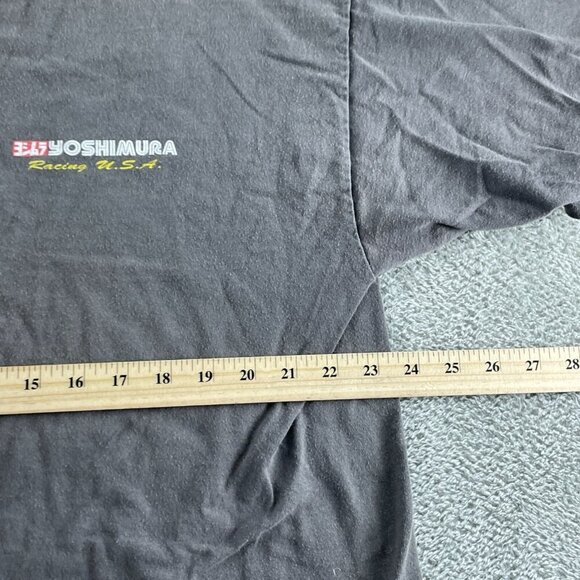 Vntg Yoshimura Racing Aaron Yates 2002 Champion Gray Graphic XL 5497 - Picture 4 of 8